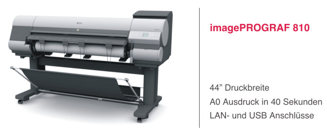 Canon Plotter iPF 810